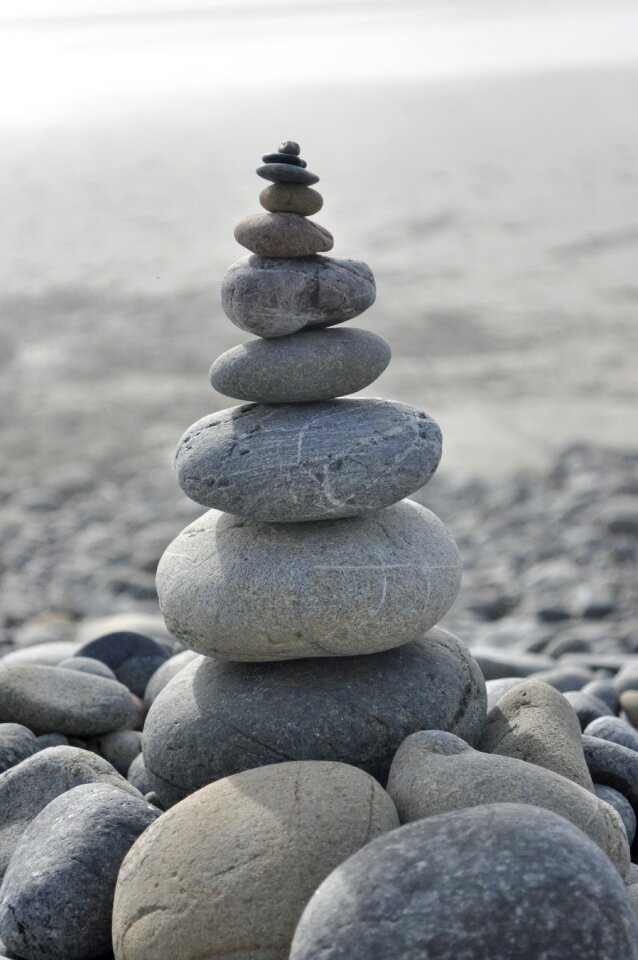 Cobblestone harmony meditation