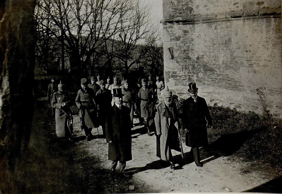 Der König von Bayern; Ludwig III., besucht das Heeresgruppenkommando in Sighișoara (Schässburg, Segesvar), 7.11.1916 (BildID 15549250)
