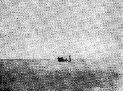 Der australische Dampfer MATUNGA sinkt am 26. August 1917 vor der Insel Waigeo nördlich Neuguineas
