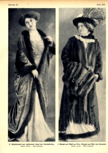 Der Pelz in der Wintermode, 1908 (3) photo