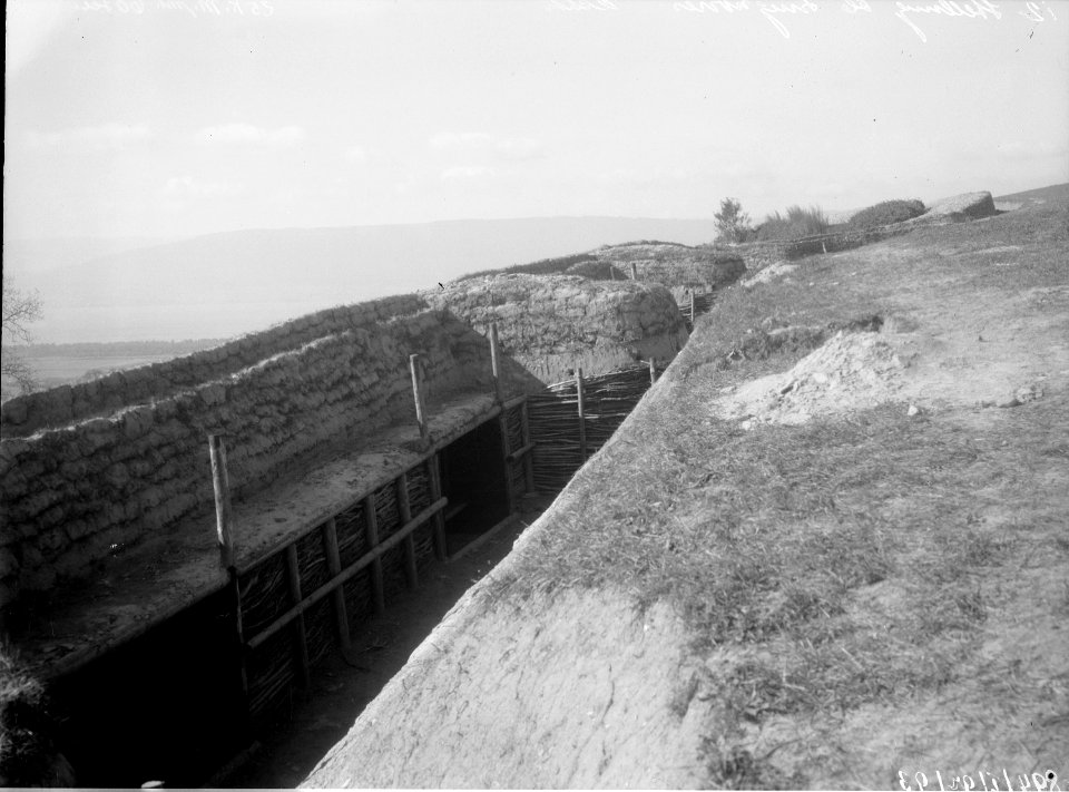 Der Schützengraben mit Blick auf den See - CH-BAR - 3241789