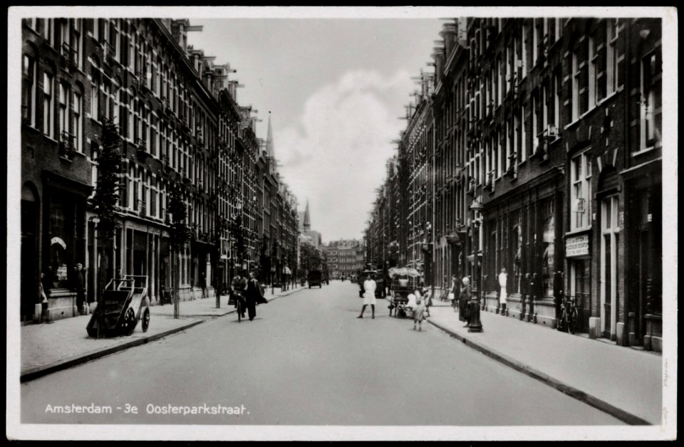 Derde Oosterparkstraat. Uitgave J. Sleding, Amsterdam, Afb PRKBB00372000002