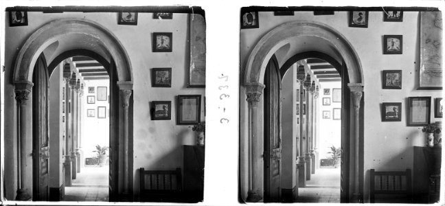 Des de la sala de billar
