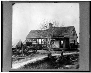Deserted buildings used as stables, City Point, Va LCCN91729153