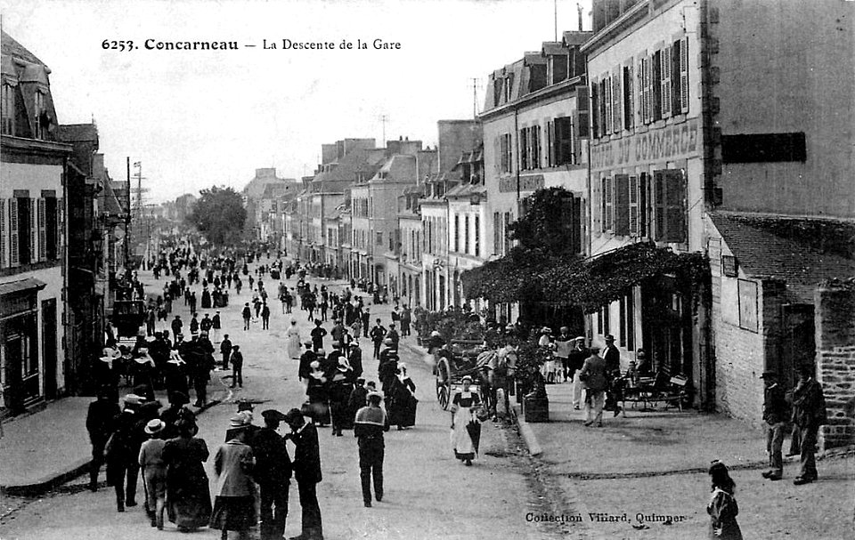 DescenteGareConcarneau1900