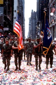 Desert Storm Welcome Home parade in New York City