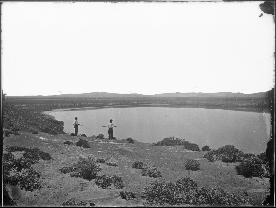 Desert Lake, near Ragtown, Western Nevada - NARA - 519499
