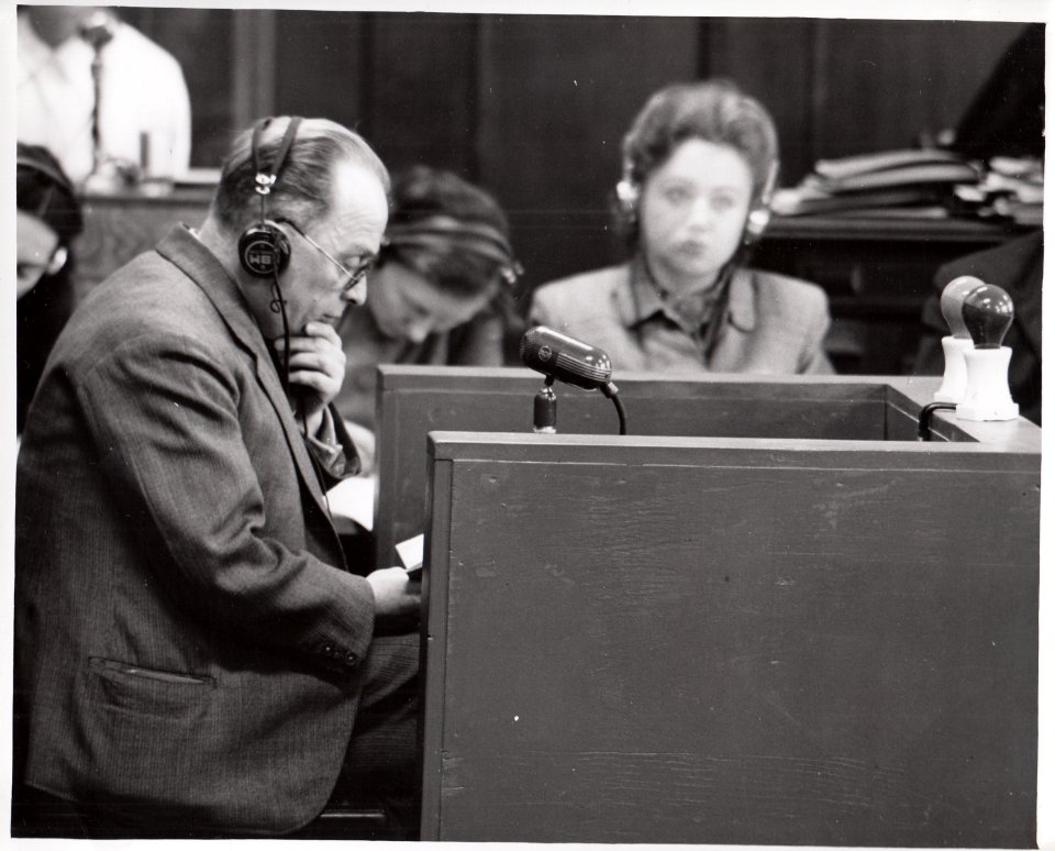 Dr. Hugo Goeringer, witness for the prosecution in the Judges' Trial