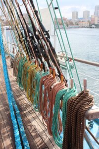 Sea navigation rope photo