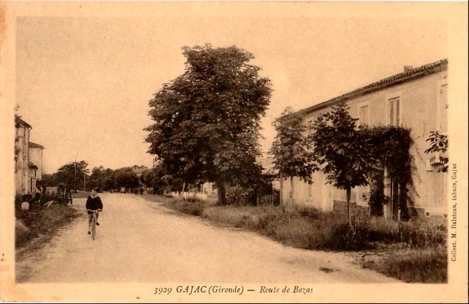 Gajac - route de Bazas