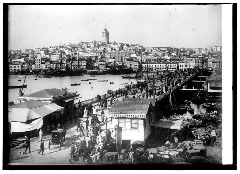 Galata Bridge, Constantinople LCCN2016820955