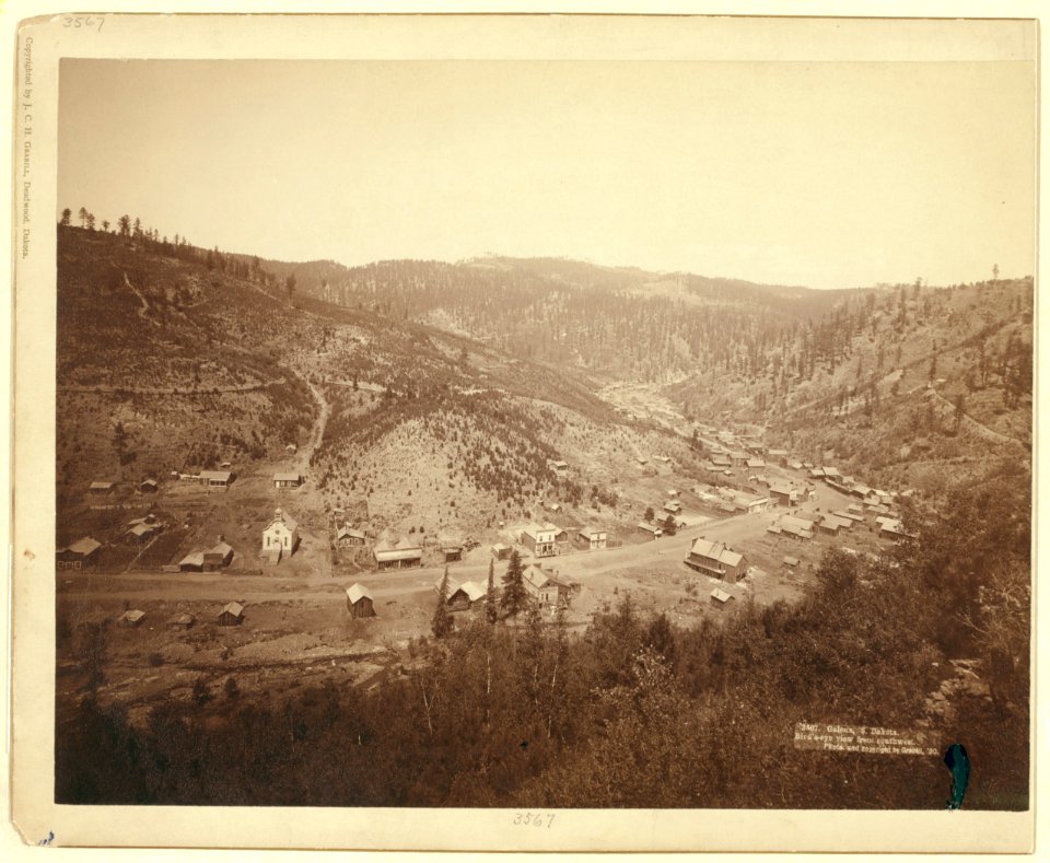 Galena, S. Dakota. Bird's-eye view from southwest LCCN99613858