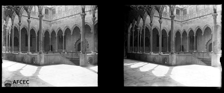 Galeria gòtica del Palau de la Generalitat de Catalunya (AFCEC GAUSACHS B 09913)