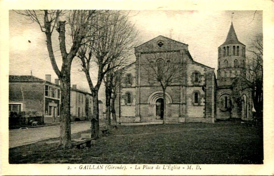 Gaillan - Place de l'église a