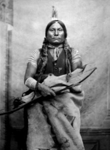 Gall, or Gaul. Fighting leader of the combined Sioux tribes in the battle of Little Big Horn (From L. D. Greene Album). - NARA - 533088restoredh