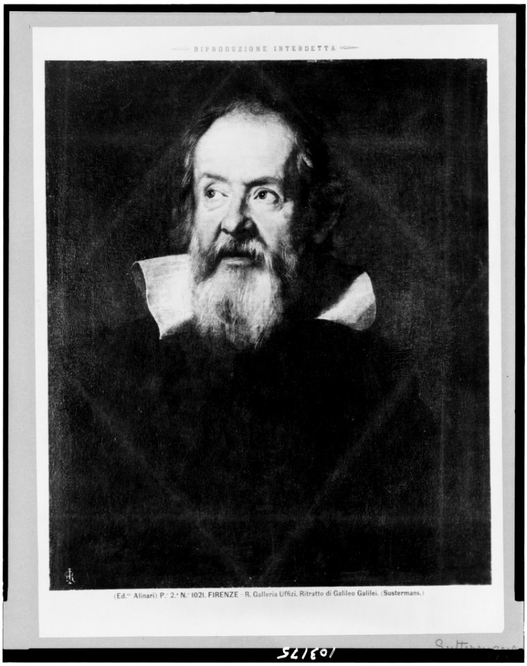 Galileo Galilei, half-length portrait, facing left LCCN91783938
