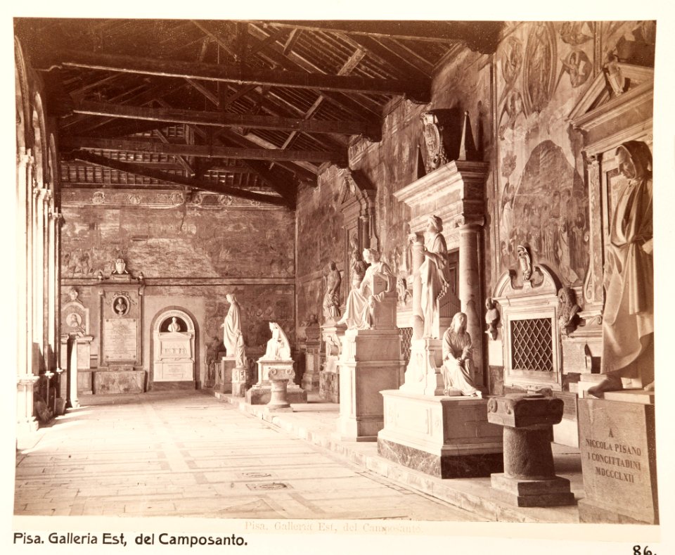 Galleria Est del Campo Santo, Pisa - Hallwylska museet - 107404