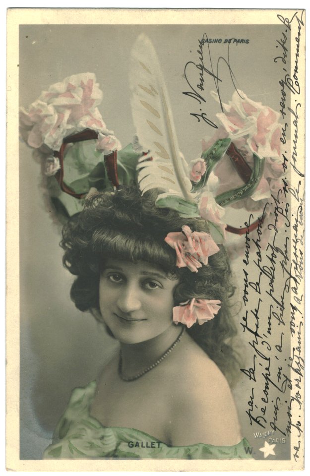 GALLET W Étoile. 11. Casino de Paris. Photo Waléry