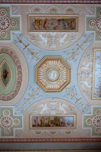 Gallery ceiling by Robert Adam - Harewood House - West Yorkshire, England - DSC01992