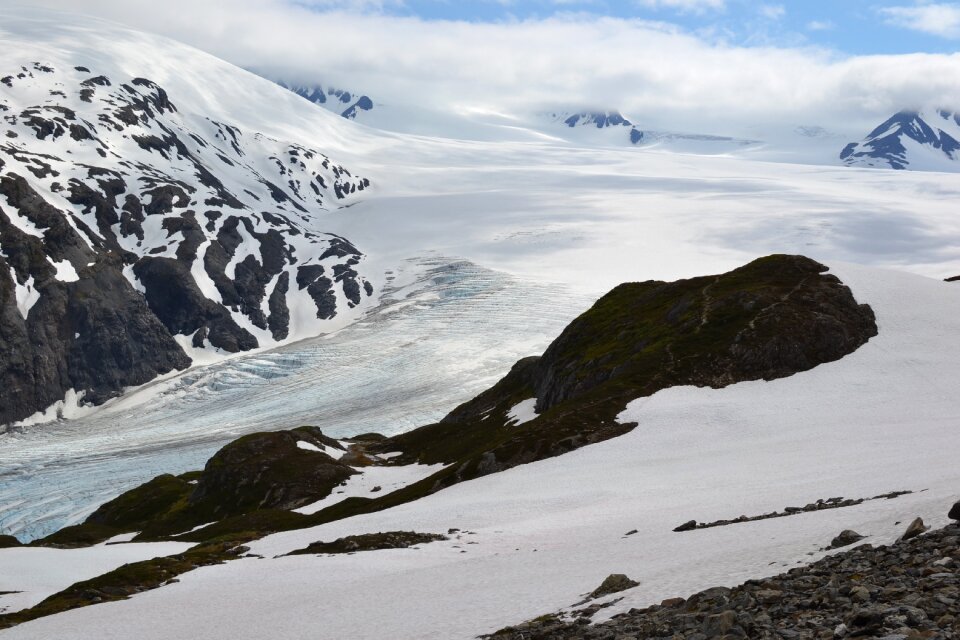 Snow landscape wilderness photo