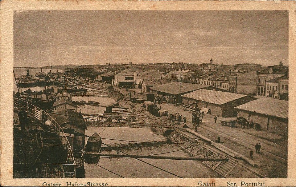 Galatz Rue du port 1918