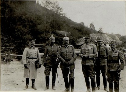 General Rudolf Krauss und General Suren in Swydiwec, 12.9.1916 (BildID 15550328)