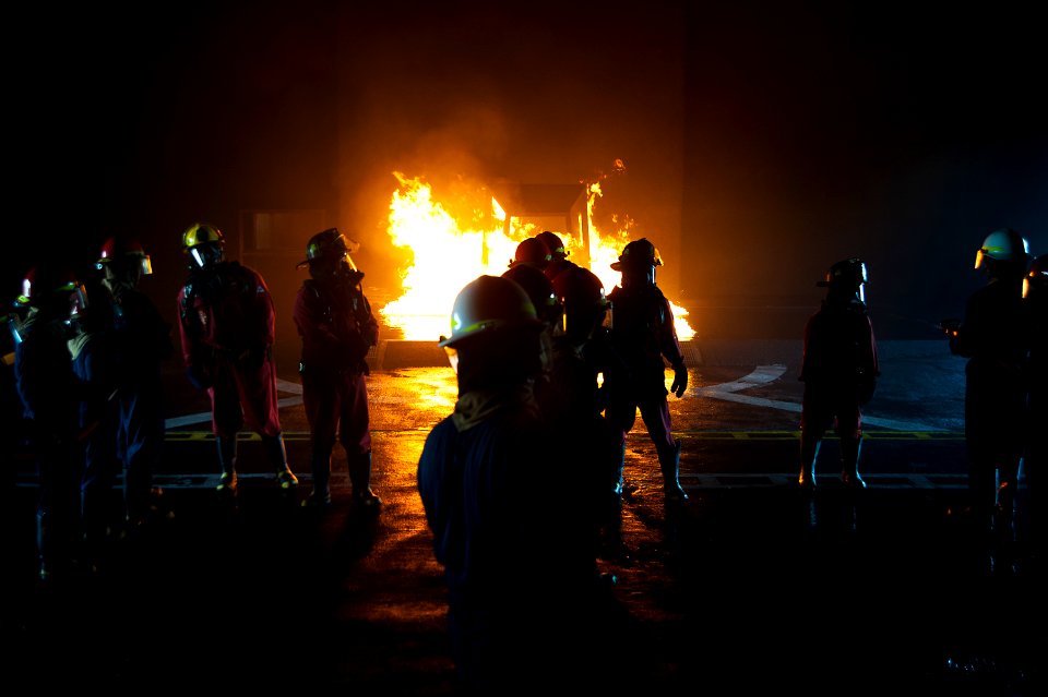 General shipboard firefighting training 150317-N-IU636-366