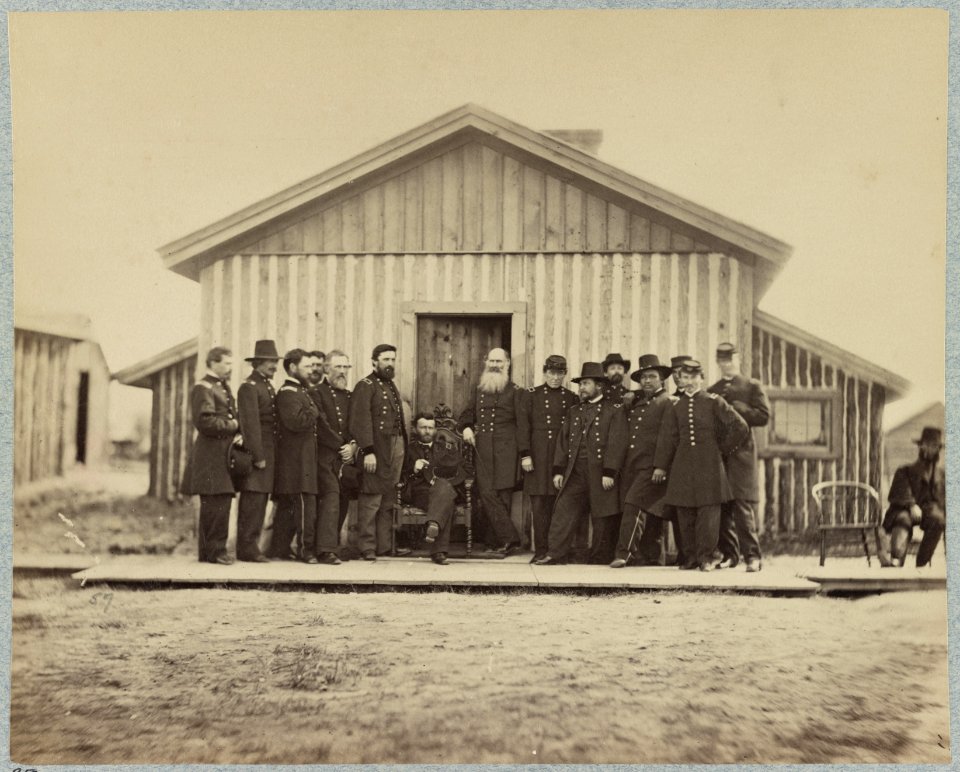 General U. S. Grant and staff, City Point, Va., winter (March) of 1865 LCCN2013647590