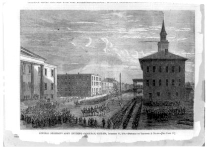 General Sherman's army entering Savannah, Georgia, December 21, 1864 LCCN2002724035