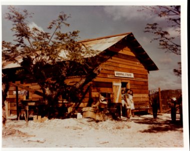 General store in Hagåtña, Guam, 1945