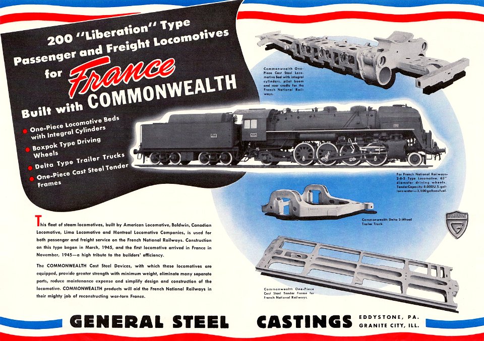 General Steel Castings advertisement