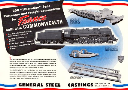 General Steel Castings advertisement