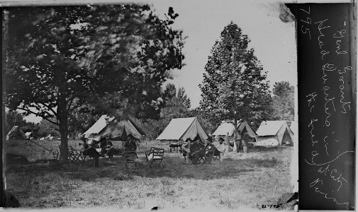 General U.S. Grant's Headquarters in the field at City Point, Va. - NARA - 525200