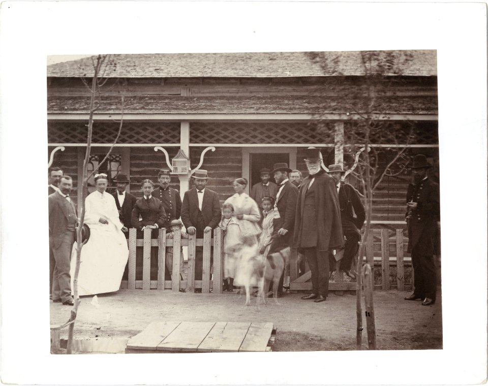 General Ulysses S Grant and party at Fort Sanders