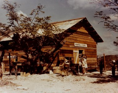 General store in Hagåtña, Guam, 1945 (cropped)
