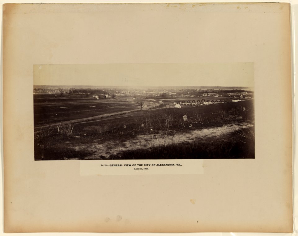 General view of the city of Alexandria, Va., April 15, 1864 LCCN2004680107