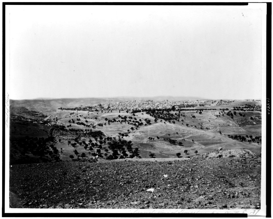 General view of Jerusalem from North East) - P. Bergheim LCCN92500410