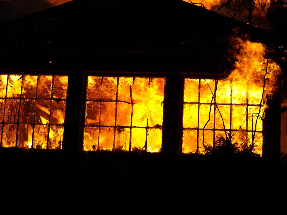 Fire inferno black fire