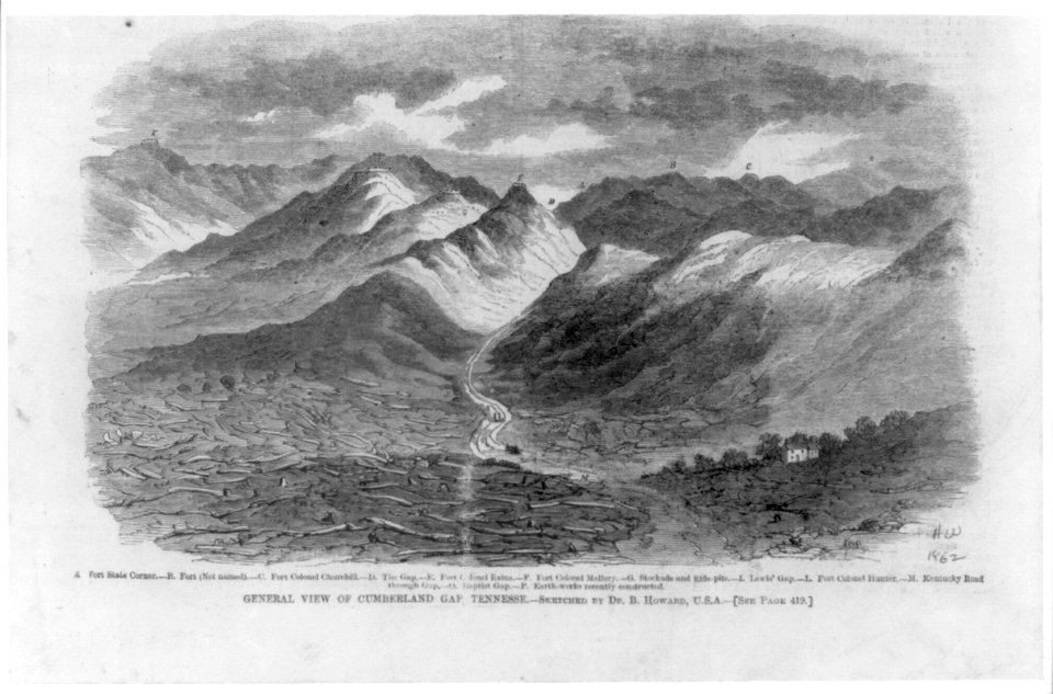 General view of the Cumberland Gap, Tennessee LCCN2006678473