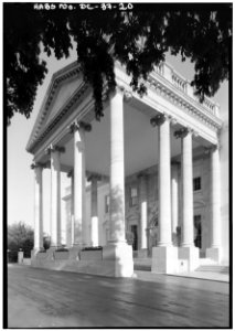 GENERAL VIEW OF PORTICO FROM NORTHWEST