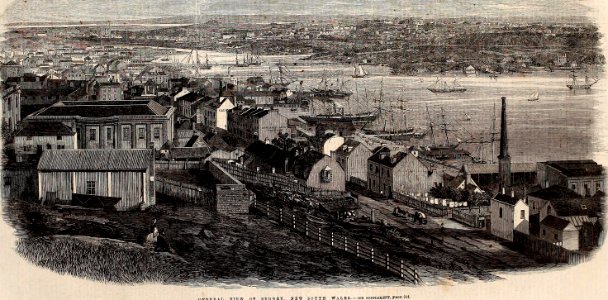 General View of Sydney, New South Wales - ILN 1861 photo