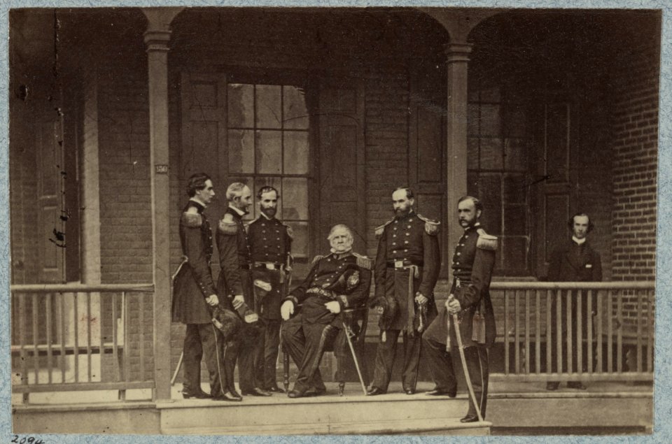 General Winfield Scott & Staff LCCN2013647729