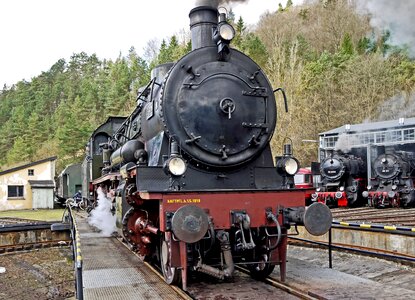 Steam locomotives steam day nostalgia photo