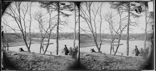 General view around the lookout tower, Bermuda Hundred Lines. - NARA - 525014