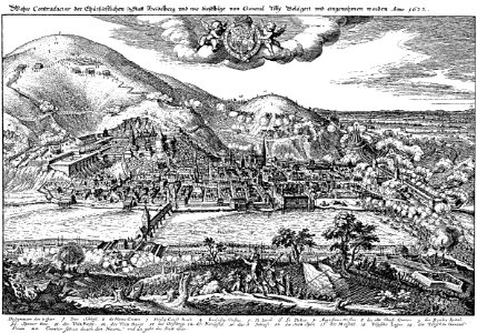 Generalsturm auf Heidelberg Merian 1622 1643