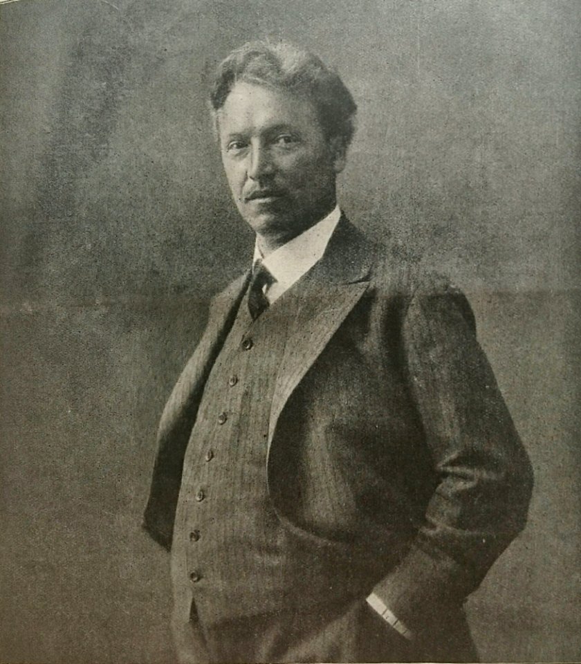 Gustav Haberman, říšský poslanec za 25. vol. okres. (K jeho přednáškám v Americe)