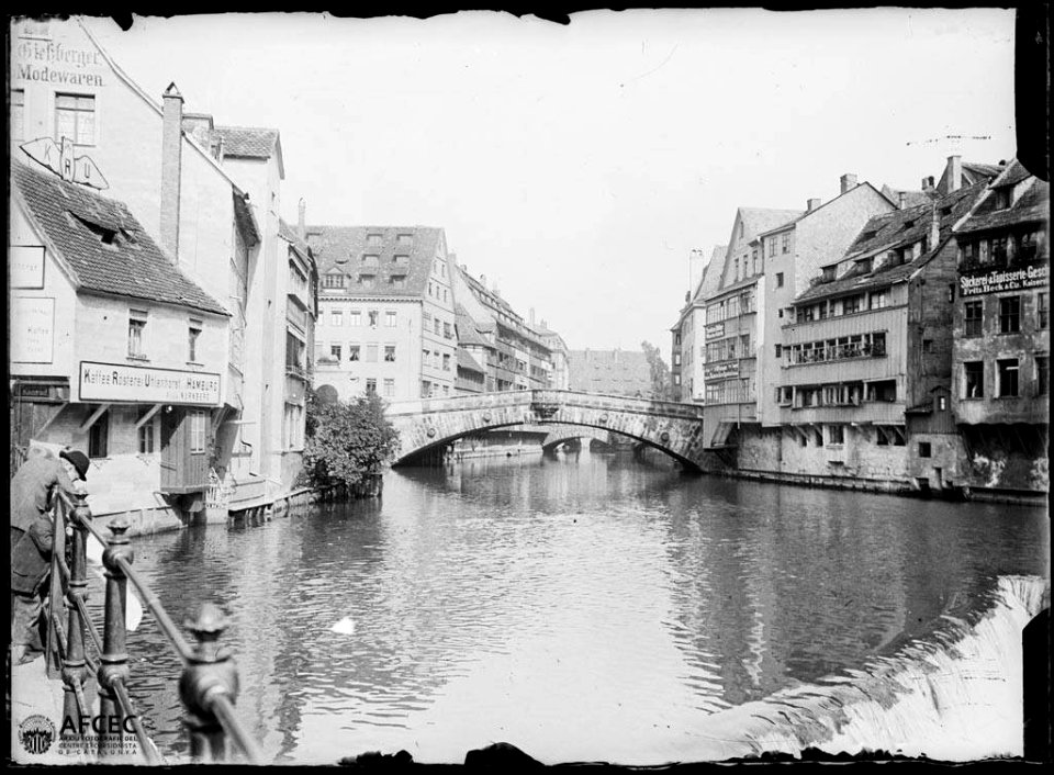 El riu Pegnitz al seu pas per la ciutat de Nuremberg