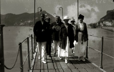 El rey Alfonso XIII en el puerto (4 de 4) - Fondo Car-Kutxa Fototeka