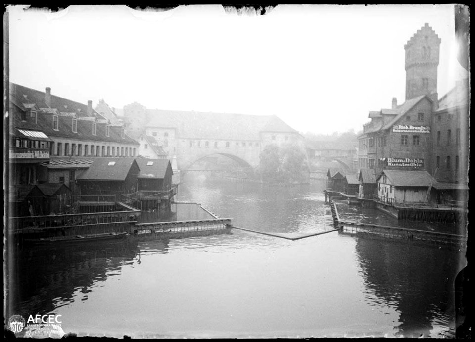 El riu Pegnitz al seu pas per Nuremberg