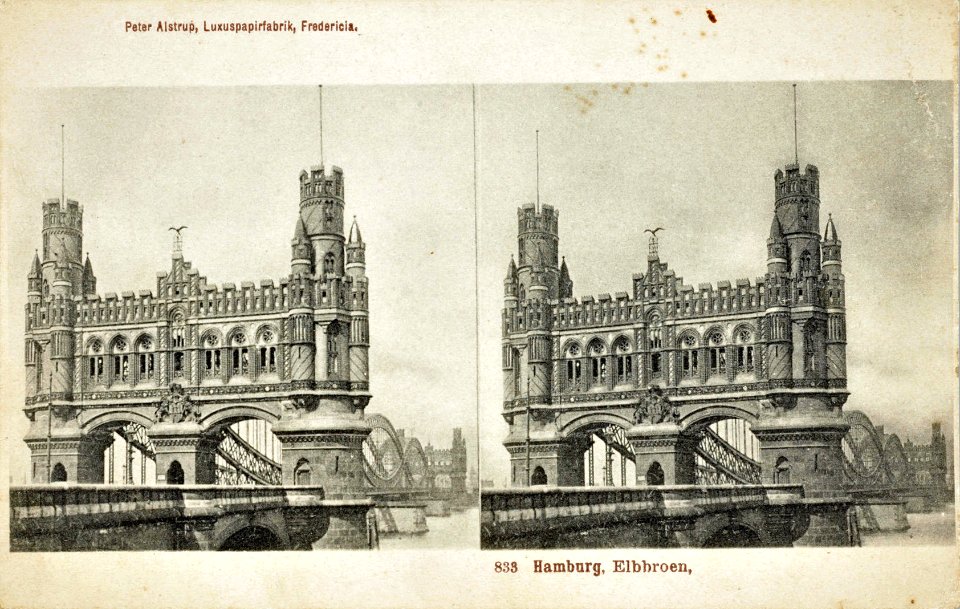 Elbe bridge, 1896-1912